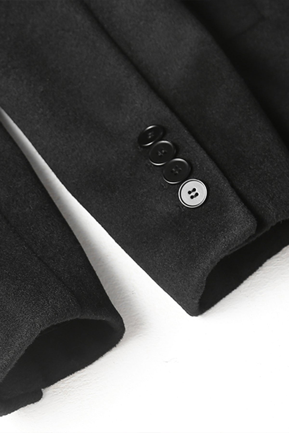Black Extra Long Blazer Straight Over the Knee Coat – TycheClub
