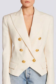 Waist slimming classic ladies suit jacket