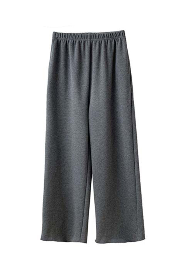 Casual Loose Sweatpants Wide Leg Pants-grey