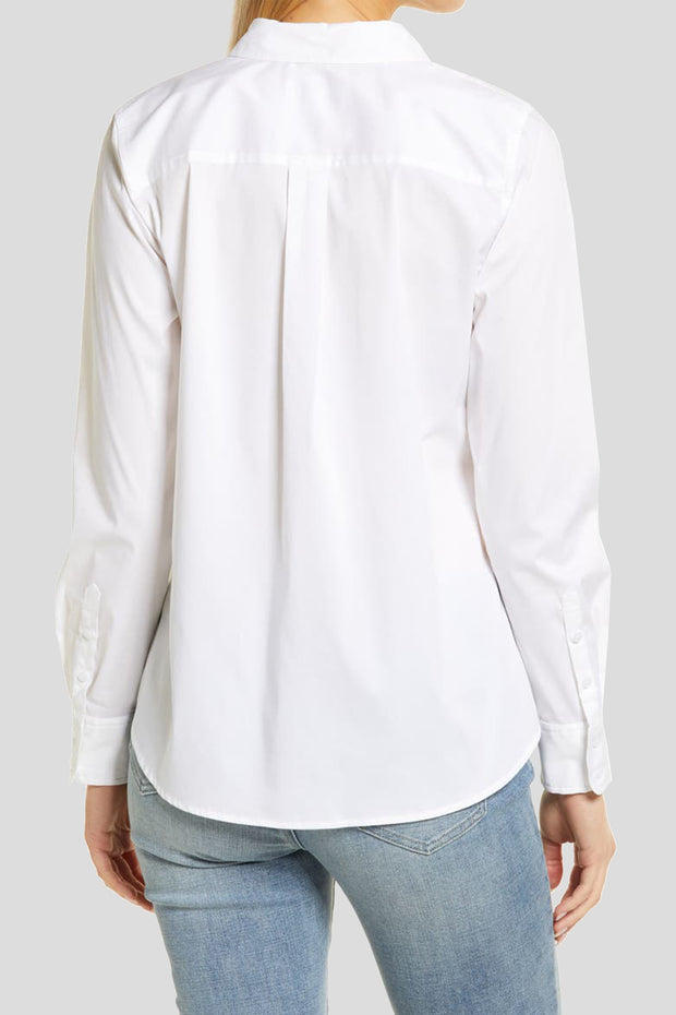Comfortable Casual Long Sleeve Front Shoulder Shirt