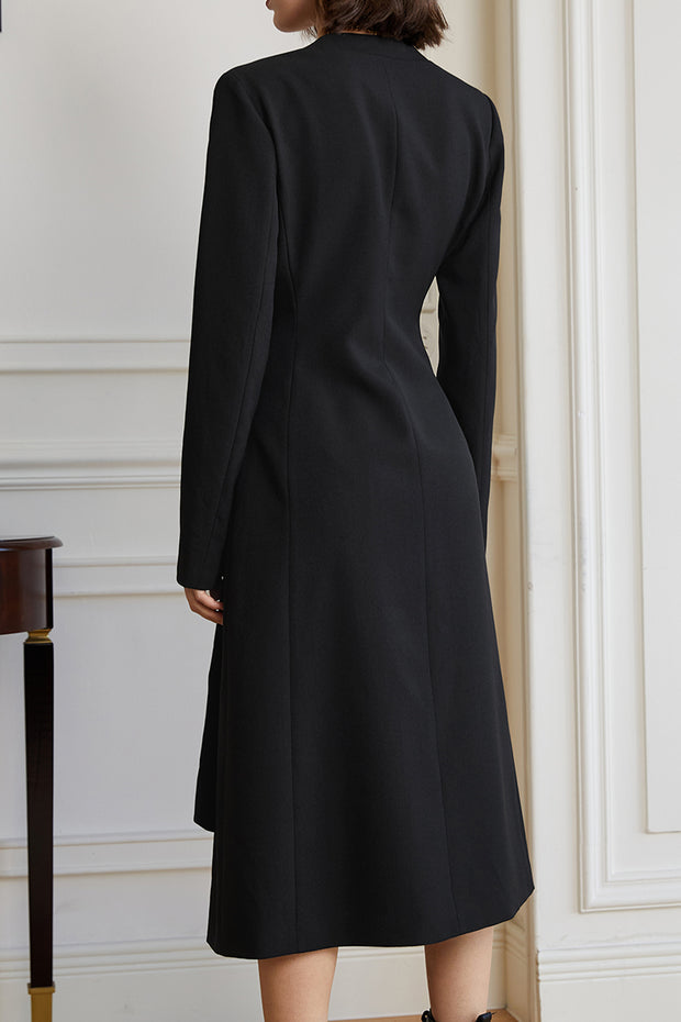 Elegant Luxury Long Sleeves Maxi Dress
