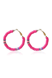 Bohemian Ins Colored Soft Clay Earrings Earrings