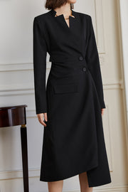 Elegant Luxury Long Sleeves Maxi Dress