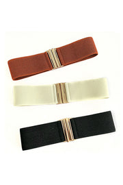 Elastic Wide Belt for Women's Outerwear and Dresses