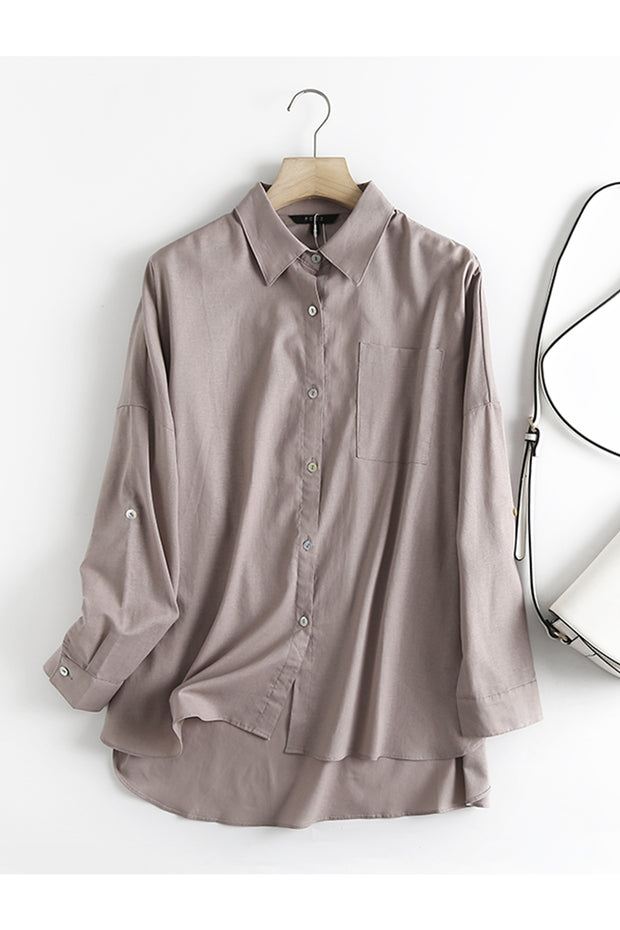 Linen Casual Long Sleeve Shirt