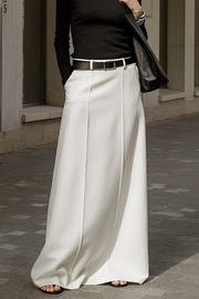 Plain Simple Regular Fit Long Skirt